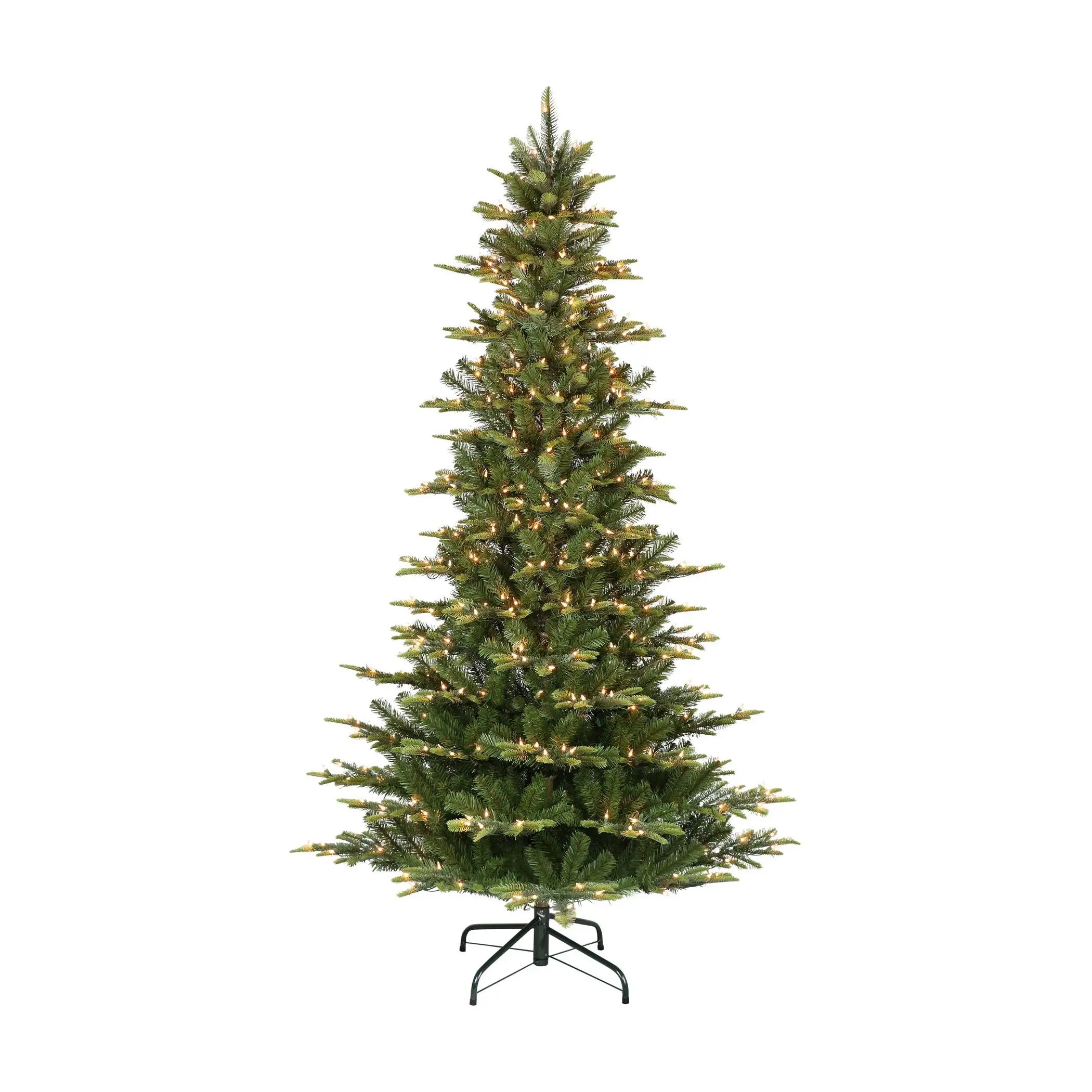 Puleo International 9 ft Pre-lit Slim Aspen Fir Tree