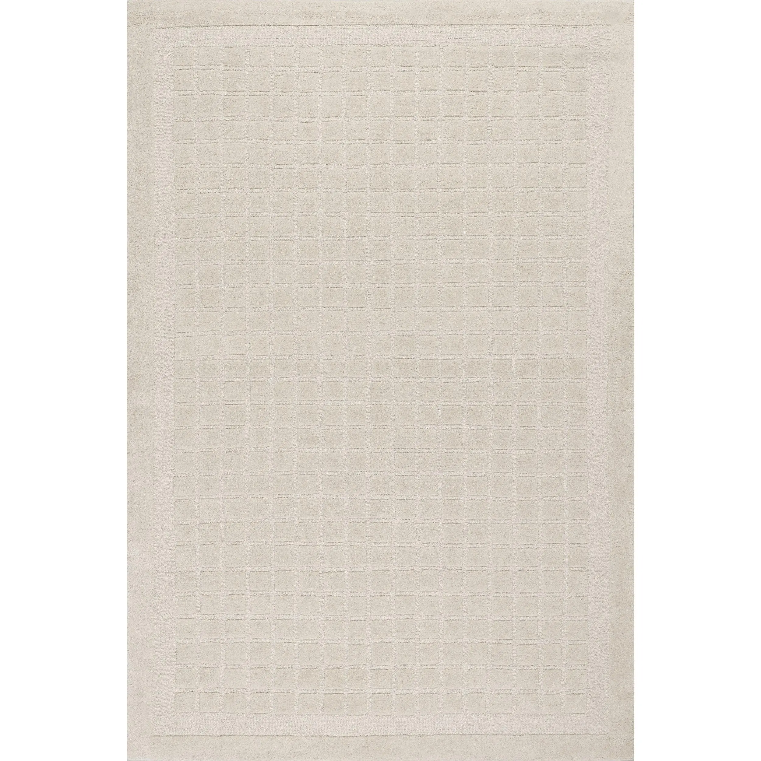 Fritz Checkered Wool Area Rug, Stylish Option for Living Room Home Decor, Rugs For Living Room, Living Room Rugs