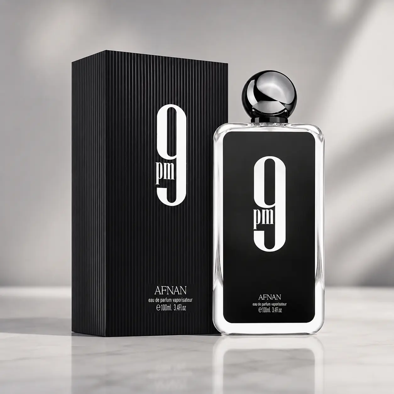 Afnan 9PM Eau De Parfum for Men 100ml Long Lasting Masculine Vanilla Amber Fragrance