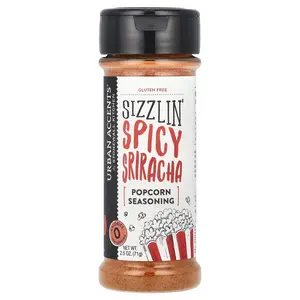 Urban Accents Popcorn Seasoning, Sizzlin' Spicy Sriracha, 2.5 oz (71 g)