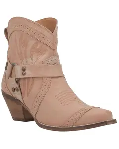 Dingo Women's Gummy Bear Harness Western Fashion Booties Snip Toe - Di747-Natural