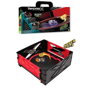Bey Large Folding Stadium Big Folded Combat Arena Storage Box Case for Fusion BX/UX CX Beyblade Gyro Battle Top Toy Children Kid Gift