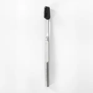Singular Care Stainless Steel Manual Toothbrush with Replaceable Head Oral Antibacterial