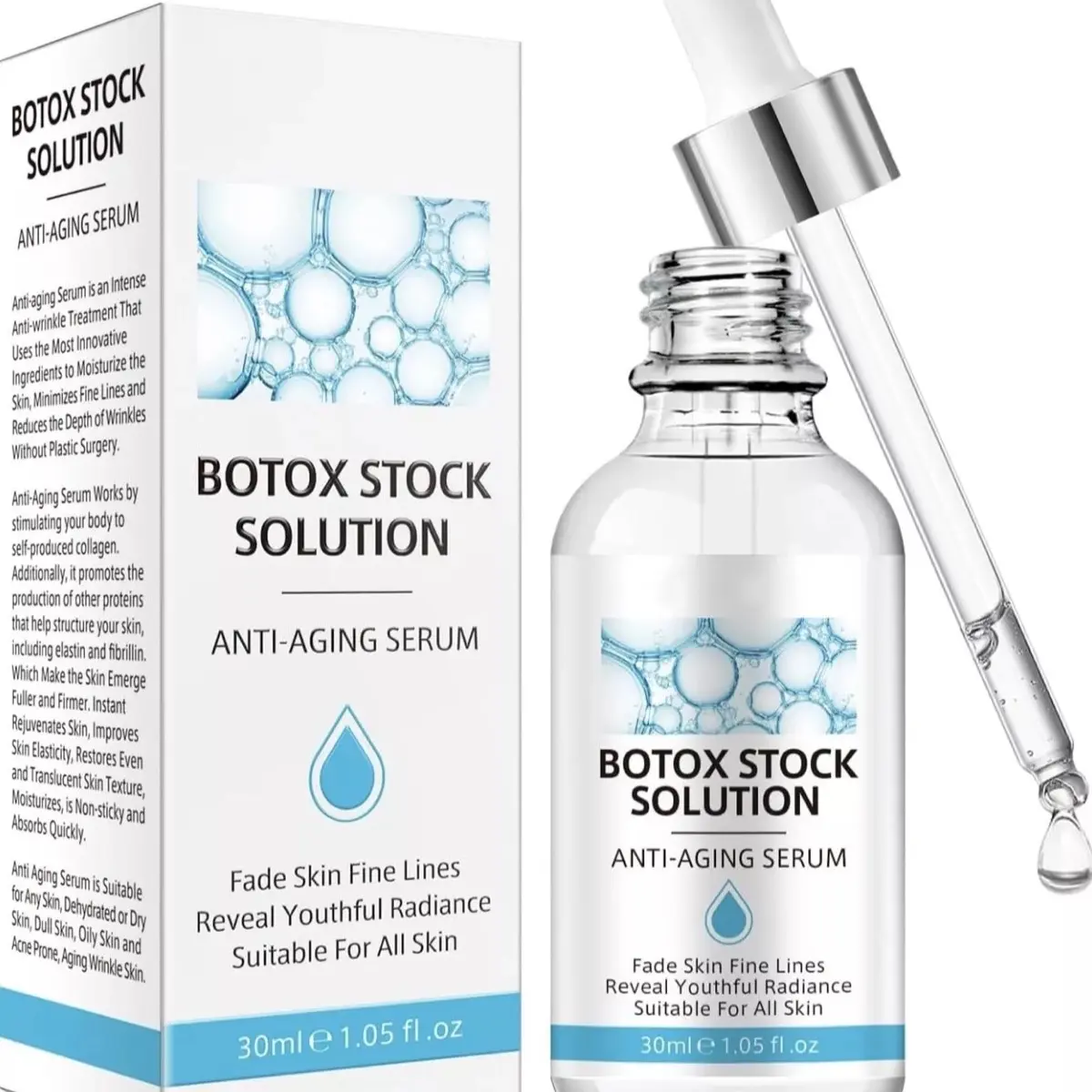 Botox Stock Solution , moisturizing Facial serum firming oil daily skincare