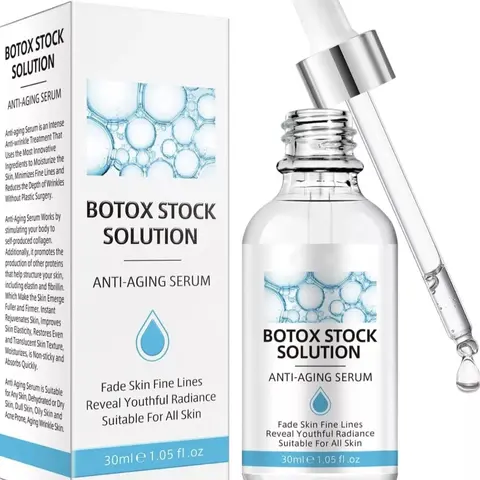 Maani Essence Stock Solution Ampoule Facial Serum - Hyaluronic Acid Anti Aging Moisture, Anti Wrinkle Serums & Essences, Botox Alternative with Botox Effect, for Normal & Dry Skin, Deep Hydration, Firming, Repair, Daily Skincare Moisturizer