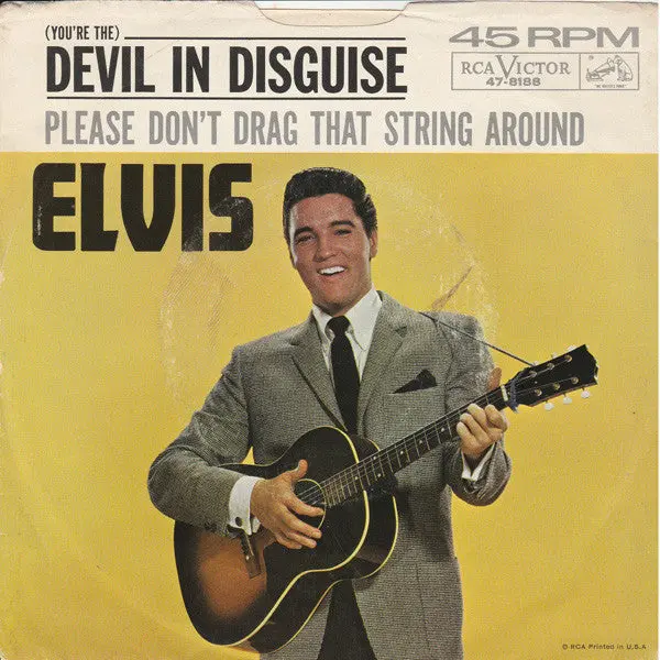 Elvis Presley - (You're The) Devil In Disguise (7", Single, Ind)