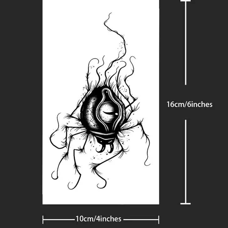 Temporary Tattoo -Creepy Eye