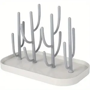 Baby feeding bottle drain rack, nipple feeding cup holder, storage drying rack, bottle cleaning and drying machine