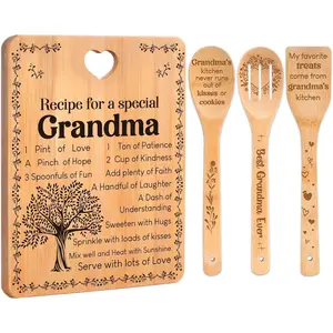 Grandma Gifts, Birthday  for Grandmas  from Grandkids,   Board, Mothers Day Thankgiving Christmas Kitchen Presents for Nana from Grandchildren