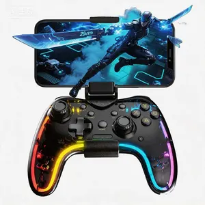 Gammeefy Switch Controller Compatible with Nintendo Switch/Lite/OLED, Switch Pro Controller With Breathing LED, Switch Remote Supports Multi-Platform&App with Turbo, Wake-up Function
