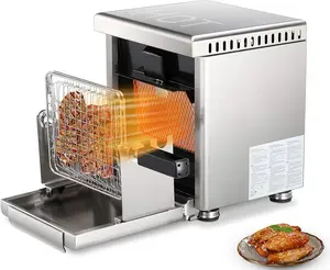 Infrared Propane Gas Grill Tabletop, Stainless Steel Small Barbecue Grill, BLACK FRIDAY SUPER DEALS