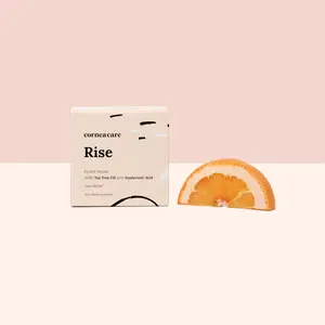 Rise Eyelid Wipes (HSA/FSA Eligible) - With Tea Tree Oil and Hyaluronic Acid - Cleansing Wipes For Dry Eye Relief - Travel-friendly Makeup Remover and Skincare