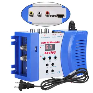 Hdmi modulator rf converter rca coaxial composite vhf uhf sdr demodulator adapter wantenna inout channel switch for roku fire stick cable box hd digital av component video to analog ntsc coax tv