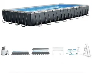 Intex 26378 32ft x 16ft x 52'' Ultra XTR Rectangular pool set