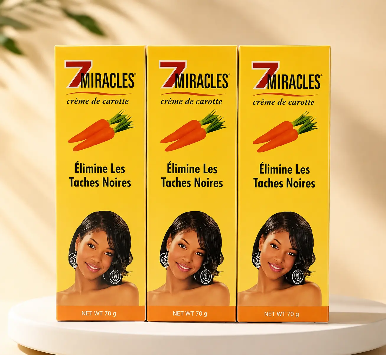 7 Miracles Carrot Body Care Cream – 70g Daily Moisturizing Beauty Cream