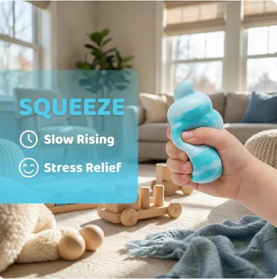 Super Solid Squish! - Ice Cream & Jelly Squish & Nice-Sicle Slow Rise Sensory Fidget Toy, Squeeze Squishy Toy, Ice Cream Squishy, Schylling Jelly Squish,  Nice-Sicle Squish, Stress Relief Toys for Adults Kids