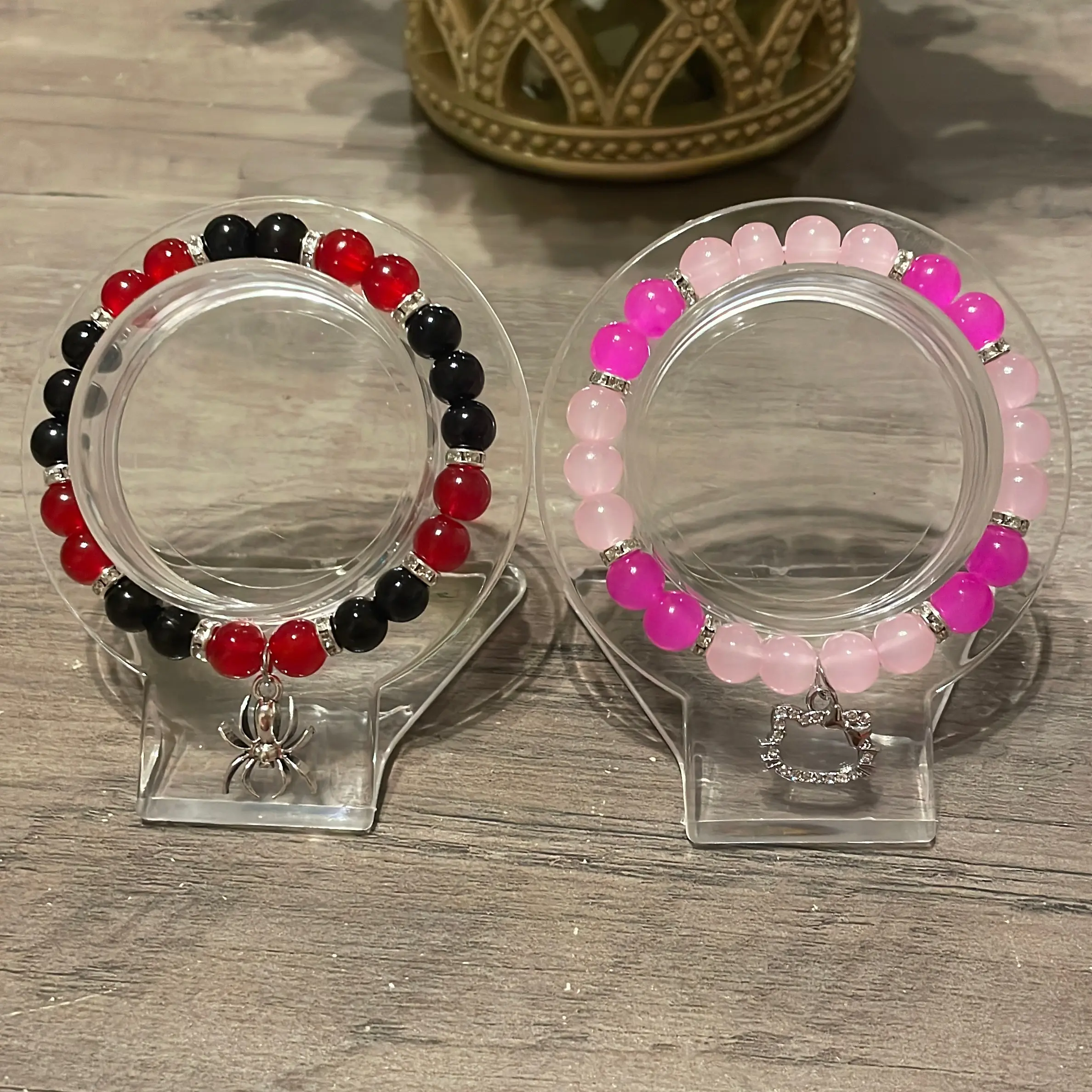 Fashionable Kitty x Spider/Miles Bracelet Set for Bestfriends and Couples - Costume Jewelry & Accessories