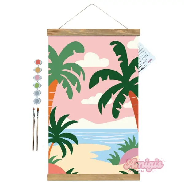 Bestie's Paradise Paint by Number Kit