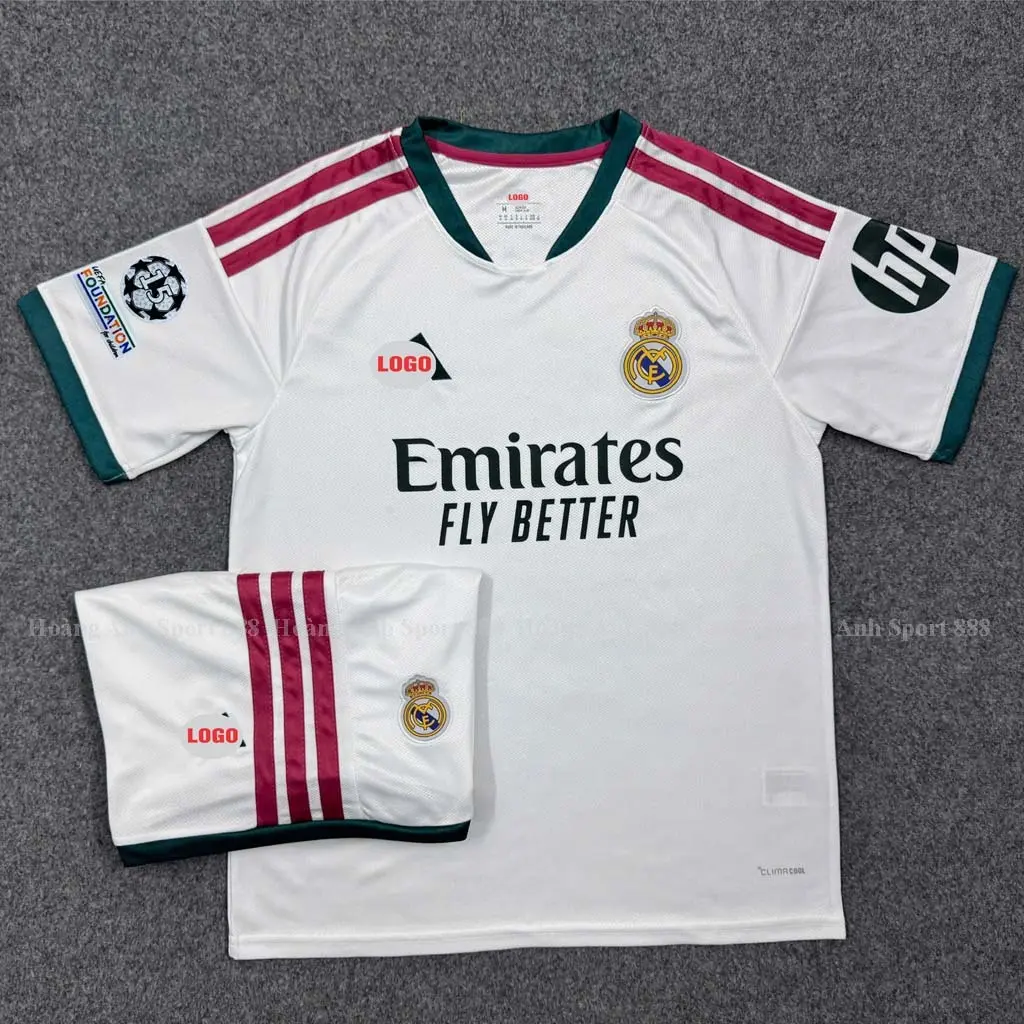 2026/27 Season Real Madrid Club Soccer kit- Premium Polyester Fabric, Match-Standard Quality