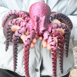 Giant 3D Printed Octopus Decoration, Ocean Monster Figurine, Perfect for Parties & Gifts, Home Decor, Garden Ornaments, Interior Decoration Accessories