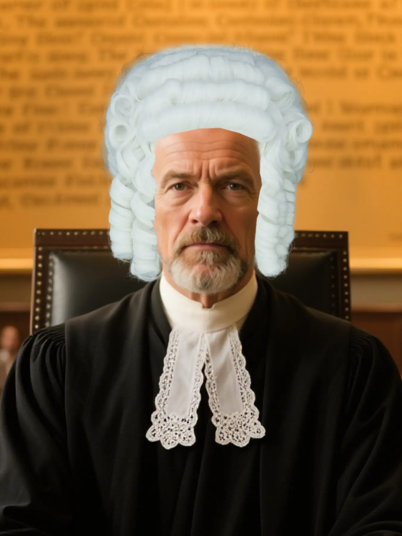 Curly Hair Wig, Colonial History Judge Costume Wig, George Washington Powdered Lawyer Wig, Role-Playing Costume, Halloween Party Funny Wig, Curly Wigs