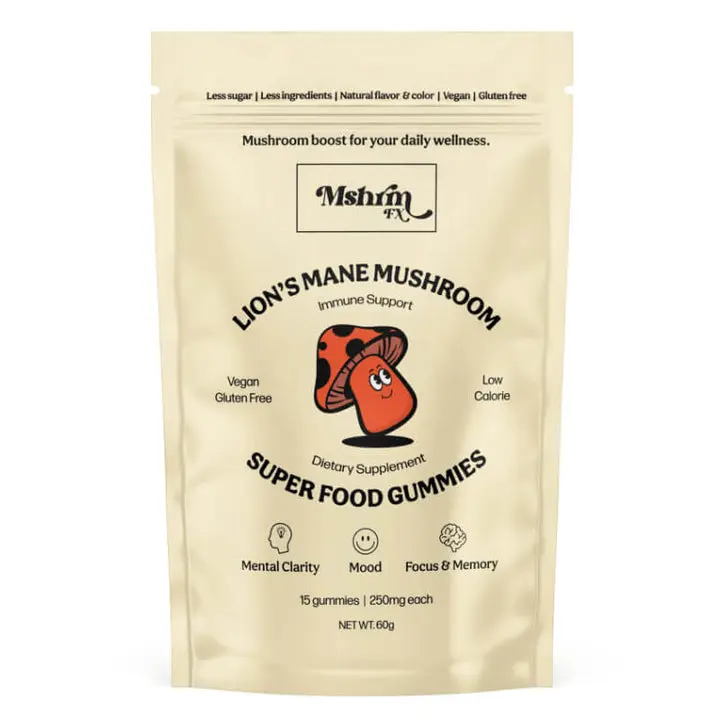 MshrMFX Nootropic Lion's Mane Mushroom Gummies - 3,750 MG 15 CT