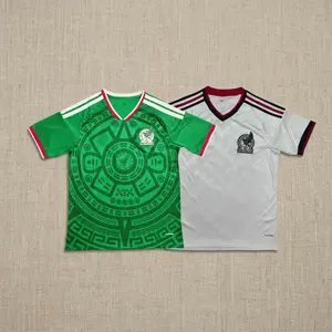 Mexico National Team 2026 Fan Version Soccer Jersey, Short Sleeve Breathable Football Shirt for Men Women