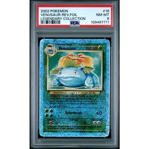 Pokemon Legendary Collection Venusaur Rev Foil PSA 8