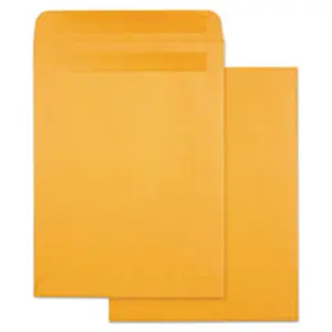 212 MAIN Kraft Paper Self-Sealing Envelopes, 9x12 in, High Bulk, Center Seam, Fast Close (Computers & Office Equipment, Office Stationery & Supplies, Envelopes & Postal Supplies)