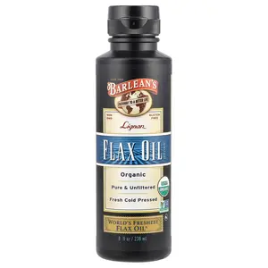 Barlean's Organic Lignan Flax Oil, 8 fl oz (236 ml)