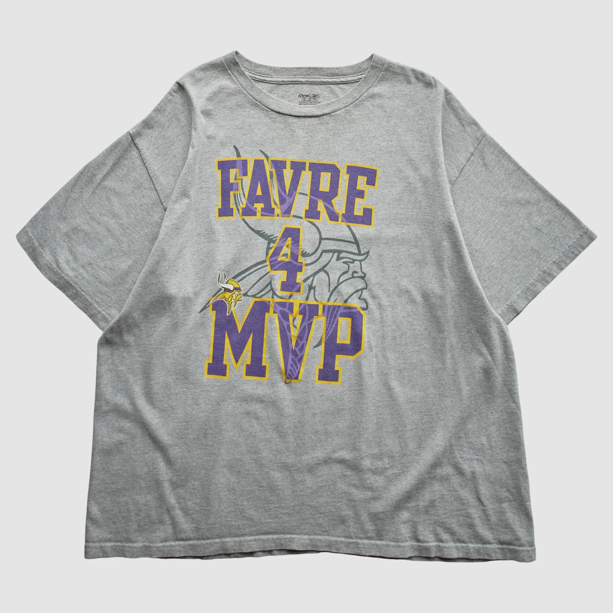Minnesota Vikings Reebok 2009 T-Shirt - Gray - 2XL