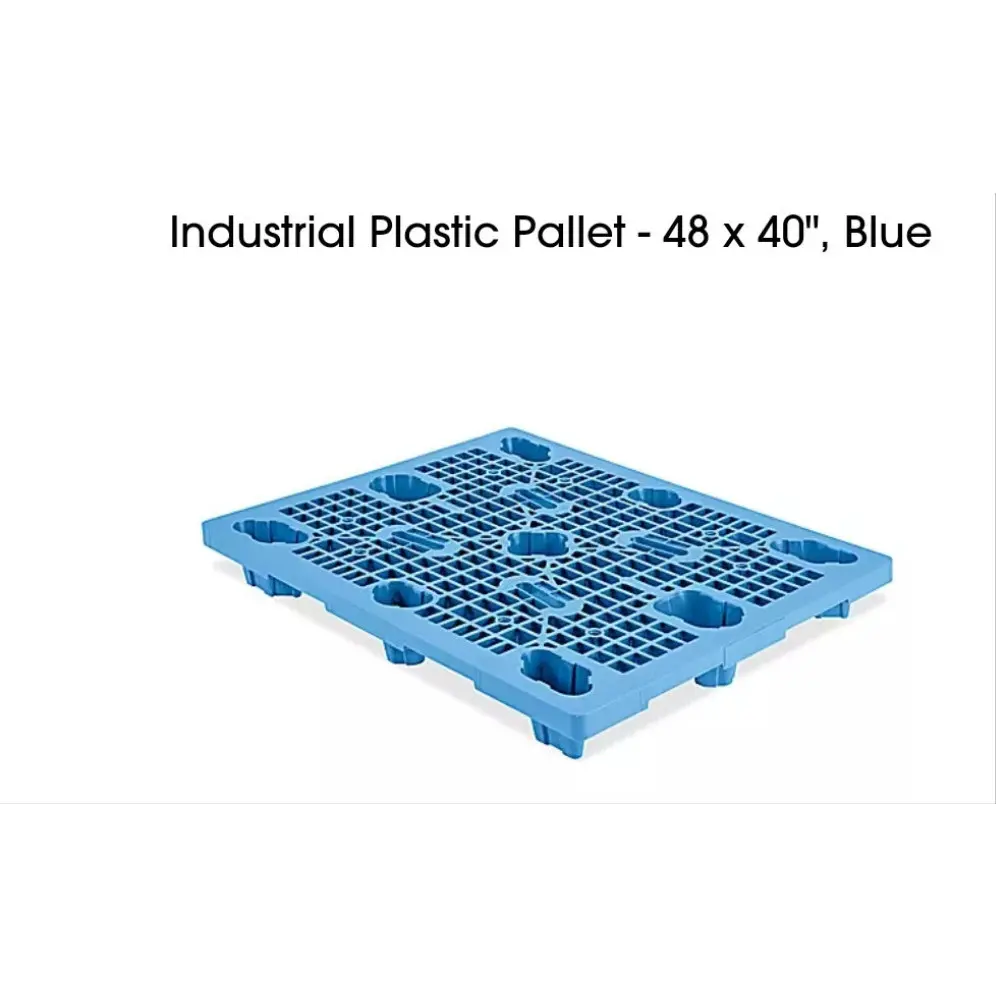 Industrial Plastic Pallet - 48 x 40" Blue