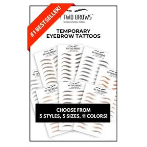 Temporary Eyebrow Tattoos MY Two Brows