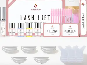 Iconsign StarsColors 2023 Upgraded Lash Lift Kit, Professional Semi-Permanent Curling Eyelash Perm Kit Suitable for Salon and Home Use