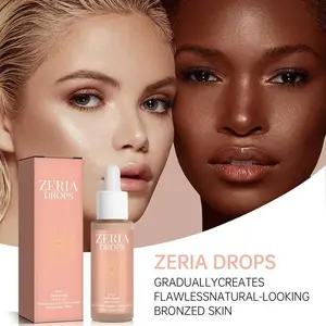 Sunless tanning drinkable drops for Face&Body -Melanin Boosting,Natural Glow,UV-Free,No Sun Damage Moisturizer Daily Skincare tanning water drops Moisturizing Cosmetic