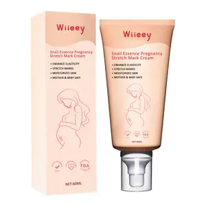 Snail Mucin Stretch Mark Care Cream Belly Butter for Pregnancy and Postpartum Body Firming Moisturizer with Collagen Vitamin E Maternity Skin Essentials