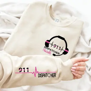 Custom Dispatcher Sweatshirt, 911 Dispatcher Hoodie, 911 Emergency Sweater, Dispatch Nurse Shirt, Dispatch Room Shirt