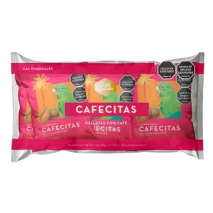 Quindio Cafecitas Coffee Cookies Display X8 35g Each Original Flavor with Natural Ingredients