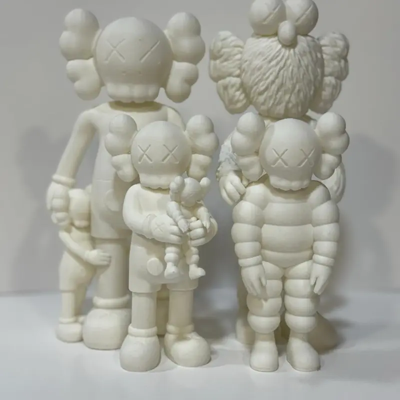 Kaws Tall Family 10 Inch Decor Art Figurine Statue Five Piece Set for Room Decoration