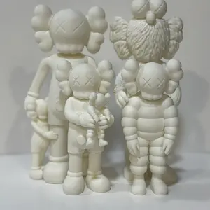 Kaws Tall Family 10 Inch Decor Art Figurine Statue Five Piece Set for Room Decoration