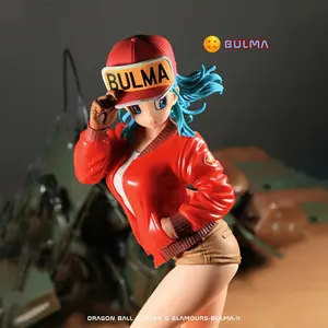 7.87in/26cm Anime Figure Dragon Ball Z Bulma Action Figures Pvc Statue Model Collection Desk Decora Doll Gifts Figurine Doll