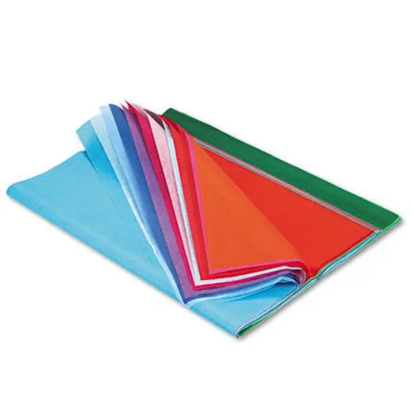 Pacon 58516 Spectra Art Tissue Napkin - 20x30 in, 20 Colors, 100 Sheets, with Moistening & Color Blending Capabilities