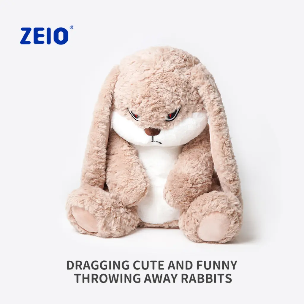 【ZEIO】 Cool drop drop rabbit plush toy doll Cute rabbit doll comfort doll Holiday gift companion doll doll