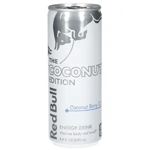 12x Red Bull Coconut Berry - Energy Drink Beverage Caffeinated Liquid Vitality Performance Focus Workout Sparkling Summer Edition Refreshing Party Pack Drink Lot Wholesale Bulk Bundle Multipack 12 Count Total Volume 8.4oz 12ct