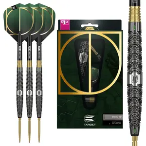 Target Darts Cult 90% Tungsten Swiss Point Steel Tip Darts Set | Swiss Point Dart Set, Tungsten Barrel, Professional Darts Set, Swiss Point Tool Included | Barrel 01, 02 & 03 (21G/22G/23G/24G/26G)