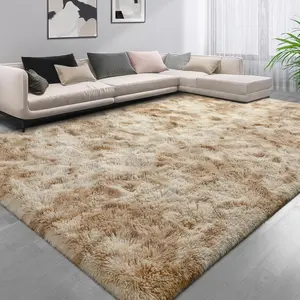 Soft and fluffy tie dye carpet, 4x6/ 5x8/ 6x9 feet, designed for modern bedrooms, made of plush material, suitable for bedrooms, living rooms, offices, and home decor rugs living room