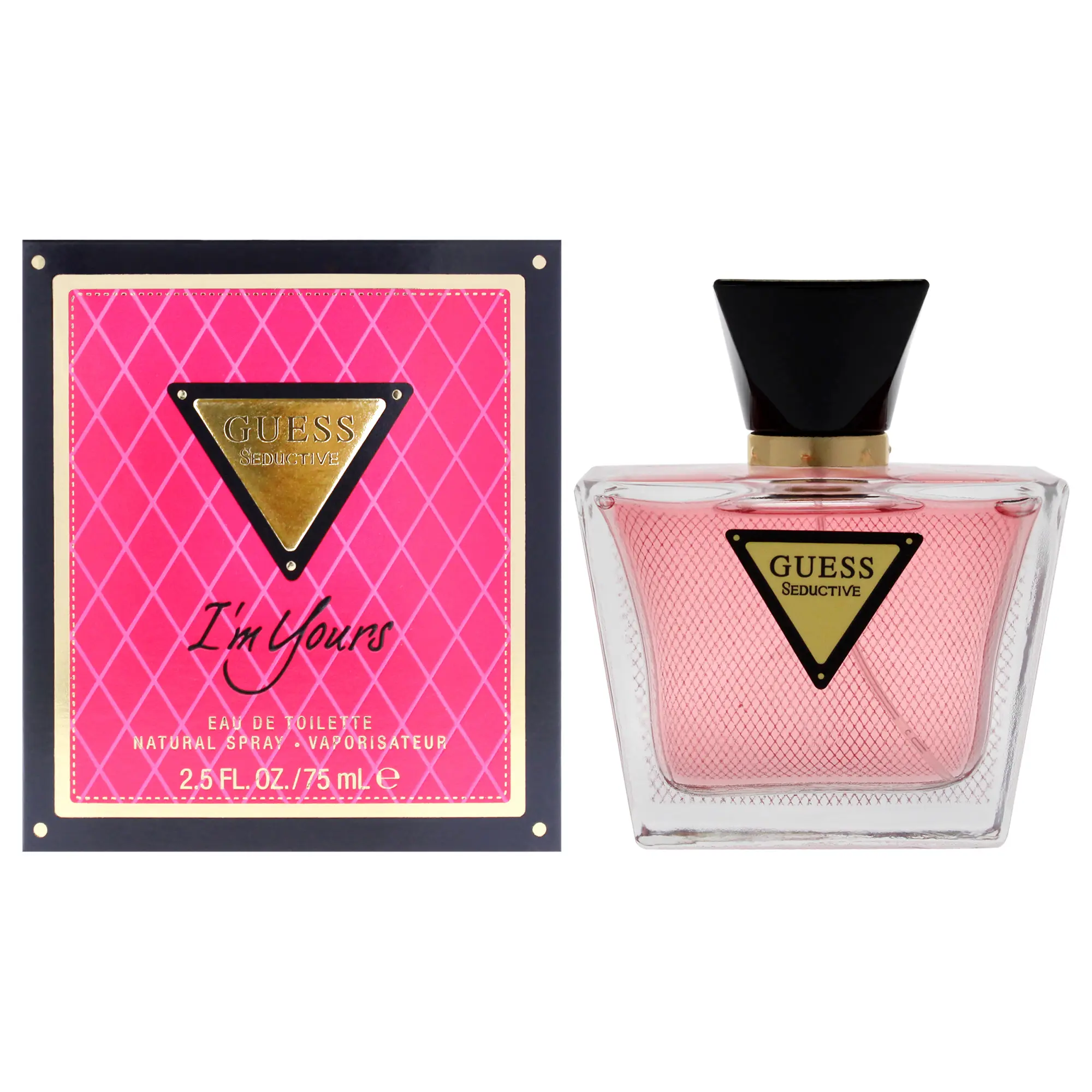 GUESS Seductive I'm Yours Eau de Toilette for Women, Bold Fragrance with a Personal Touch, 75ml (2 to 2.9 fl oz) Spray Bottle, Im Yours