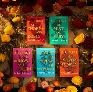 A Court of Thorns and Roses: The Complete 5 Book Paperback Collection by Sarah J. Maas – Epic Fantasy Romance Series
