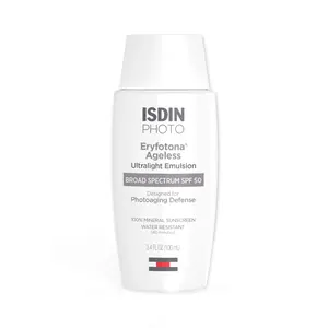 ISDIN Eryfotona Ageless Tinted Mineral Sunscreen SPF 50 Facial Skincare with Peptides Antioxidants & DNA Repairsomes for Flawless Finish