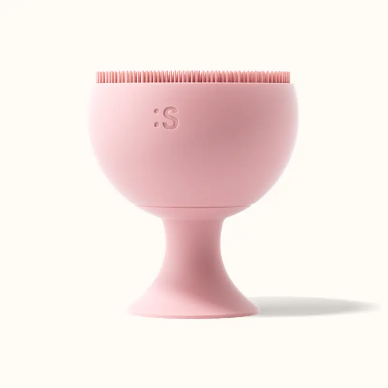 Palm Face Clean Pro⁺| Vibrating Silicone Face Scrubber - Rechargeable Electric Facial Cleansing & Massage Brush - Gently Exfoliates Dead Skin, Deeply Cleanse To Reduces Blackheads, Blemishes & Acne